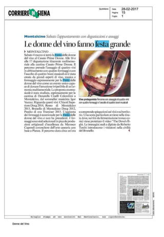 La Festa delle Donne del Vino  2017