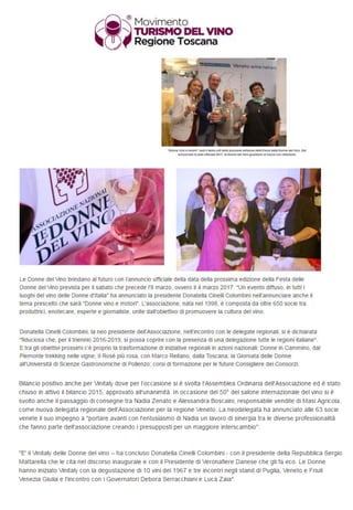 La Festa delle Donne del Vino  2017