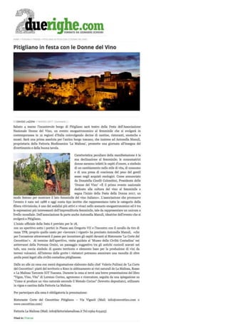 La Festa delle Donne del Vino  2017