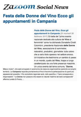 La Festa delle Donne del Vino  2017