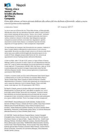 La Festa delle Donne del Vino  2017