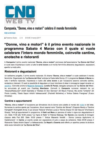 La Festa delle Donne del Vino  2017