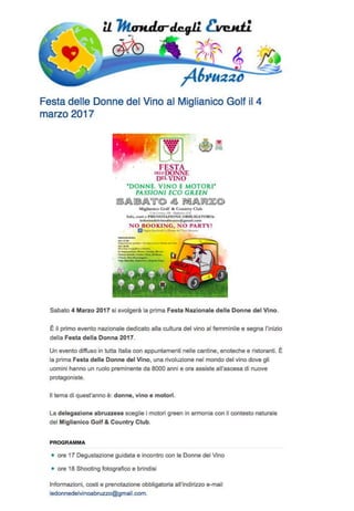 La Festa delle Donne del Vino  2017