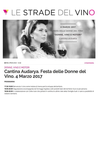 La Festa delle Donne del Vino  2017