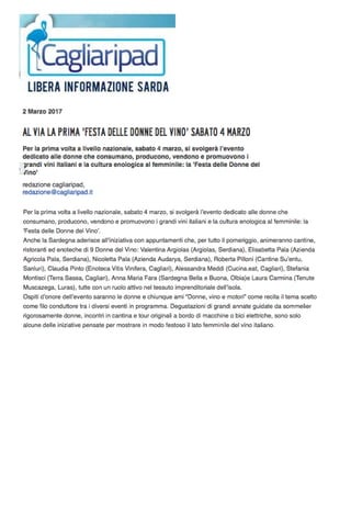 La Festa delle Donne del Vino  2017