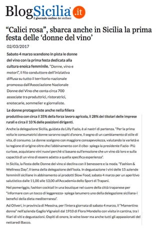 La Festa delle Donne del Vino  2017