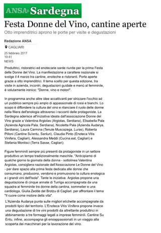 La Festa delle Donne del Vino  2017