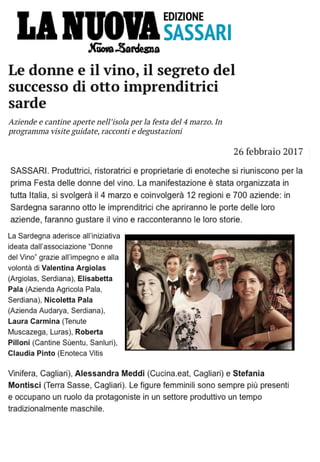 La Festa delle Donne del Vino  2017
