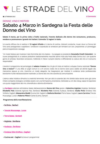 La Festa delle Donne del Vino  2017