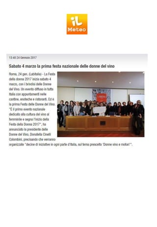 La Festa delle Donne del Vino  2017