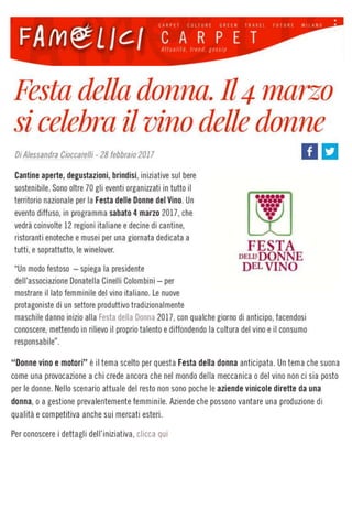 La Festa delle Donne del Vino  2017