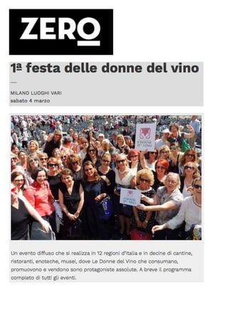 La Festa delle Donne del Vino  2017