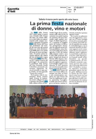 La Festa delle Donne del Vino  2017