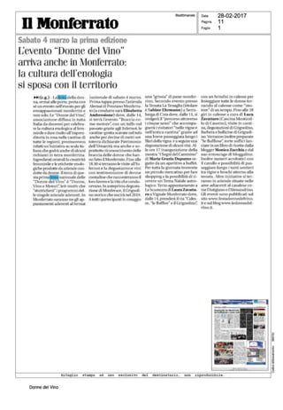 La Festa delle Donne del Vino  2017