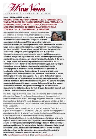La Festa delle Donne del Vino  2017