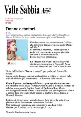 La Festa delle Donne del Vino  2017