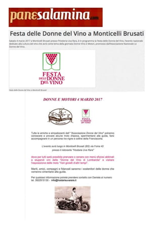 La Festa delle Donne del Vino  2017