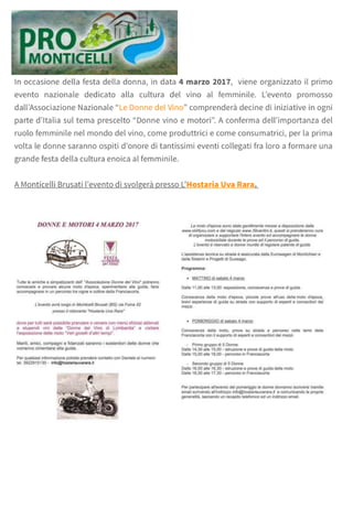 La Festa delle Donne del Vino  2017