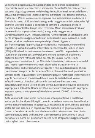 Rassegna stampa Identikit Donne del vino 2017
