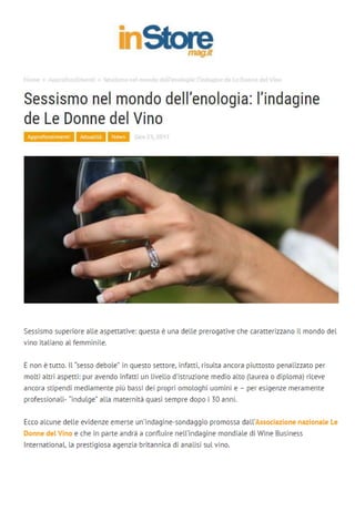 Rassegna stampa Identikit Donne del vino 2017