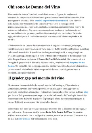 Rassegna stampa Identikit Donne del vino 2017