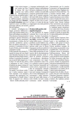 Rassegna stampa Identikit Donne del vino 2017