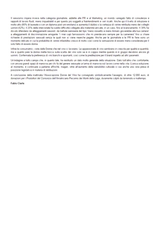 Rassegna stampa Identikit Donne del vino 2017
