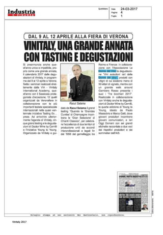 Le Donne del Vino a Vinitaly 2017: rassegna stampa