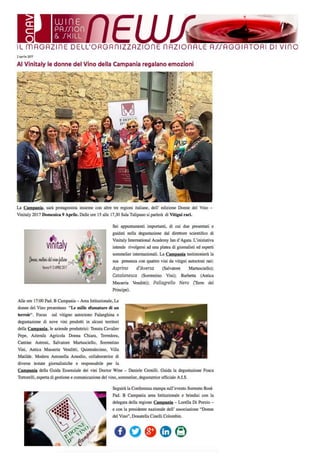 Le Donne del Vino a Vinitaly 2017: rassegna stampa
