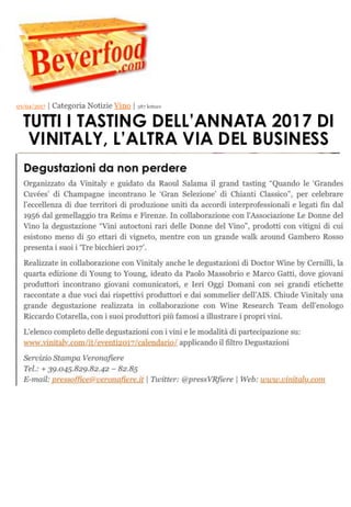 Le Donne del Vino a Vinitaly 2017: rassegna stampa