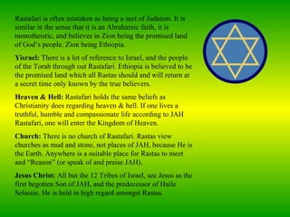 Same Rasta Powerpoint Rastafari english | PPT