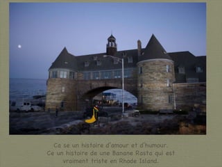 Ca se un histoire d’amour et d’humour. Ce un histoire de une Banane Rasta qui est vraiment triste en Rhode Island. 