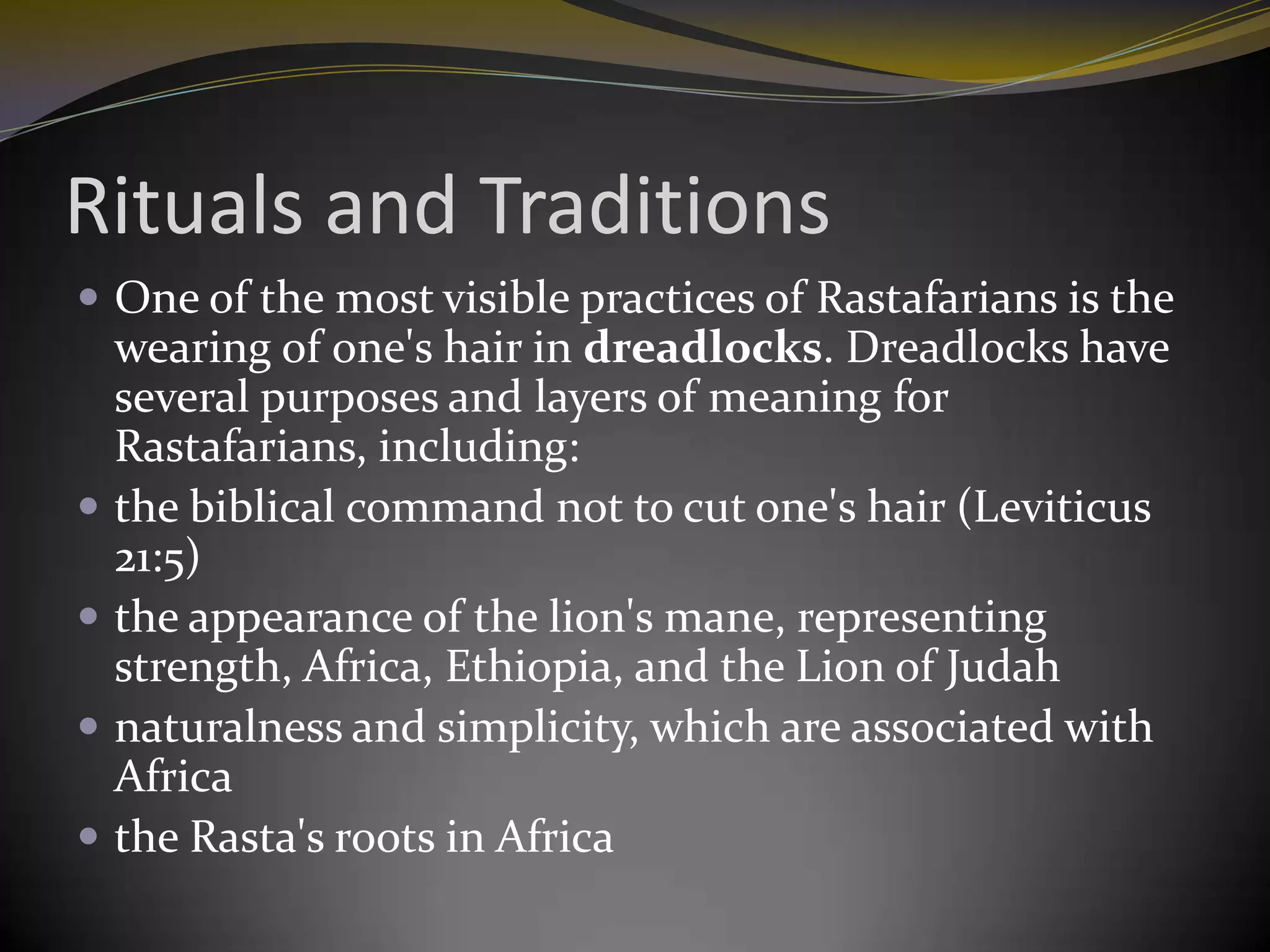 Rastafarianism Brief Overview | PPTX