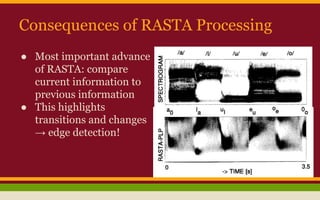 Rasta processing of speech | PDF