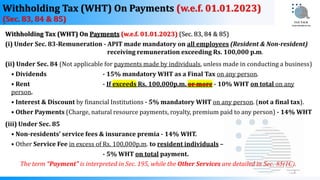 RA's TaxTalk - WHT Knowledge Sharing Note (Sec. 83, 84, 85 & 88) 01.10. ...