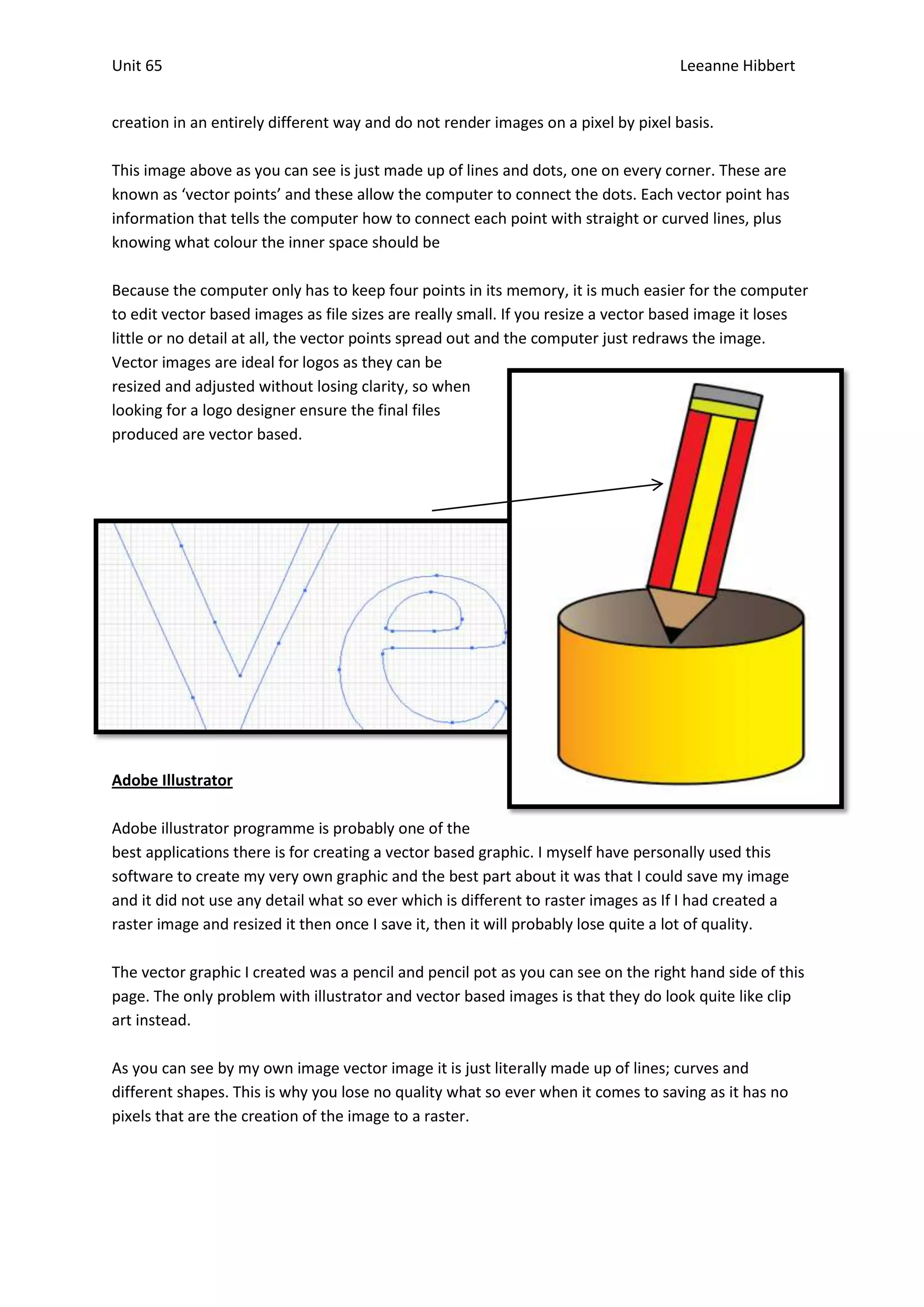 Raster and vector | DOCX