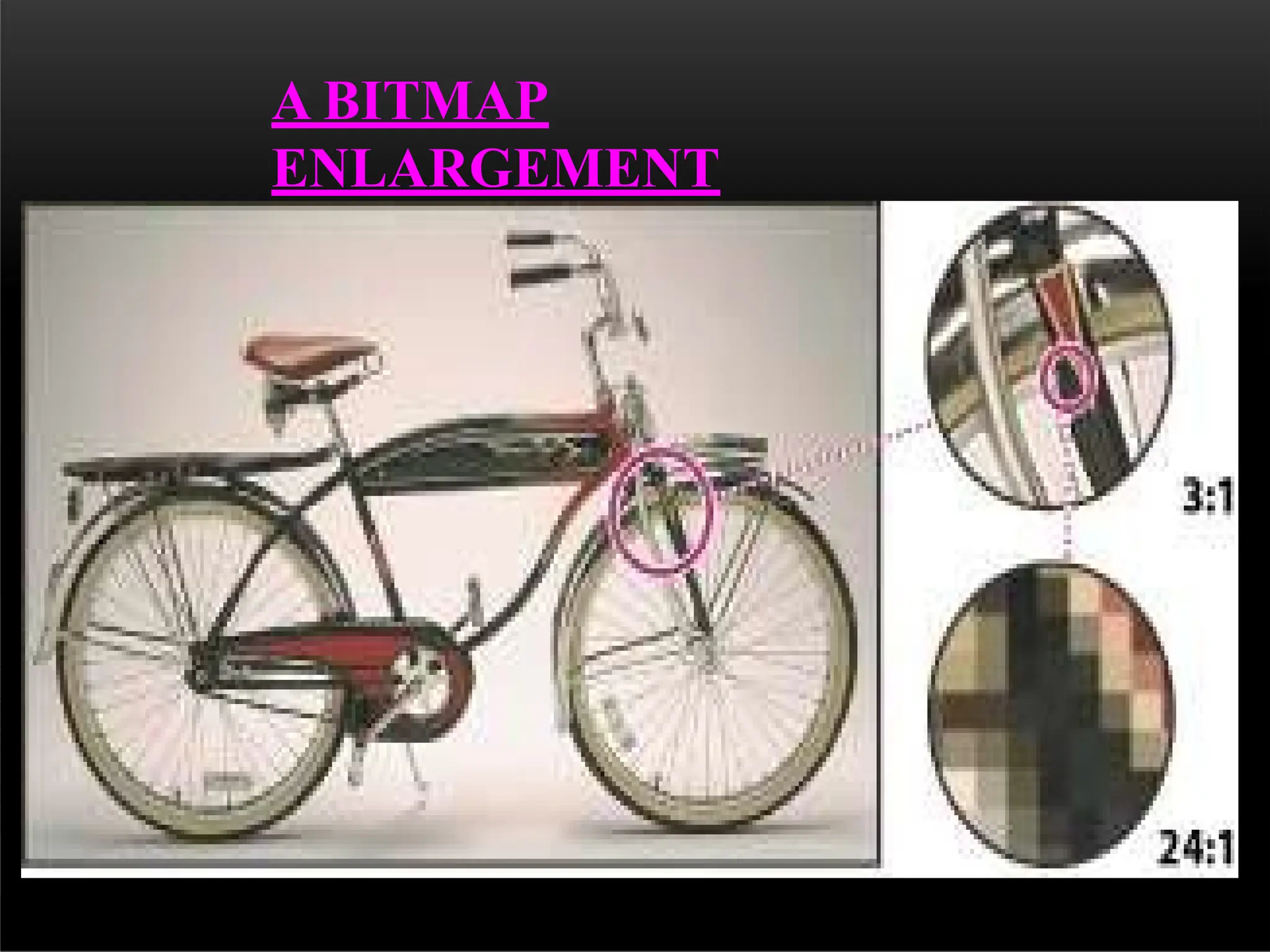 A BITMAP
ENLARGEMENT
 