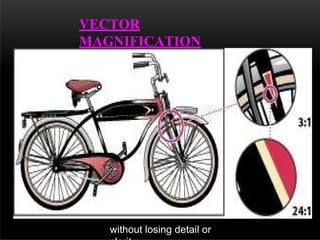 VECTOR
MAGNIFICATION
without losing detail or
 