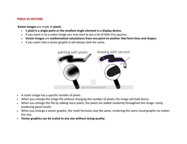 Raster vs vector | PDF