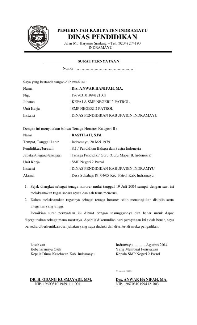 Kategori 2 Pernyataan Kategori 2 Pernyataan