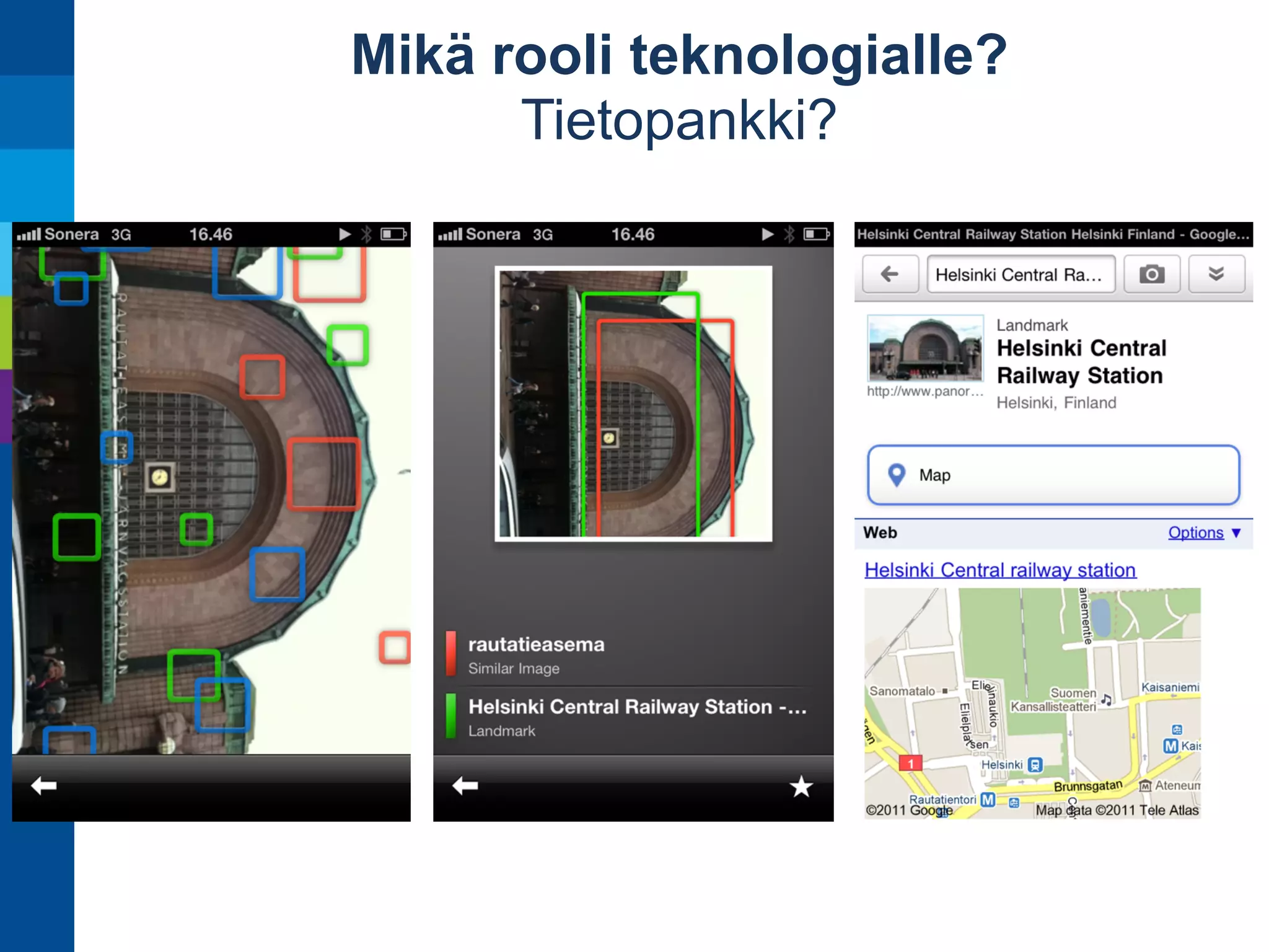 Mikä rooli teknologialle? 
Toimintaympäristö? 
 