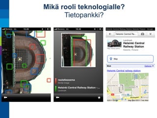 Mikä rooli teknologialle? 
Toimintaympäristö? 
 