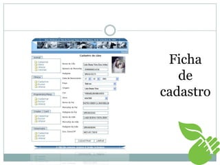 Ficha
de
cadastro
 