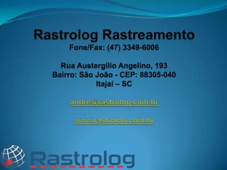 Rastrolog - Gestão de Caminhão Caçamba