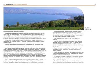 14 15RASTROS DE LUZ | ESTE É O FILHO DO CARPINTEIRO?
espíritos superiores para nos auxiliarem.
O que é preciso é que nos tornemos inflexíveis no cumprimento da Lei. Já que
“nem só de pão vive o homem”, e “só ao Senhor nosso Deus pertence o culto e a
adoração”, para que tiremos bom proveito na nossa tarefa terrestre cumpramos
esses mandamentos, e Satanás nos deixará, submisso ao nosso exemplo,
propondo-se também, quiçá, a renunciar às suas pompas, que tanto o fazem sofrer.
O Espírito do Evangelho é a Religião de Jesus Cristo, religião natural, pura,
verdadeira, que dispensa retórica e sofismas, milagres e mistérios que só podem
desestruturá-lo.
Olhemos para Jesus e caminhemos. Sua Vida é a vida que precisamos viver.
*
Além dessas considerações de Cairbar, podemos ainda, para efeito de raciocínio,
notar a passagem evangélica em apreço, como se fosse uma metáfora, e de modo
mais filosófico, lermos no texto como o grande desafio da vivência na Terra, com os
apelos das trevas e a necessidade da luz, em cuja luta devemos posicionar Jesus
no comando, de quem colheremos todas as condições para a superação definitiva
sobre nós mesmos e o mundo. Foi Jesus que orientou vivermos no mundo sem
sermos do mundo. E o texto evangélico demonstra que, apesar de todos os desafios
propostos pela vida, ou os apelos da vida mundana, com Jesus venceremos a nós
mesmos.
Esse ir ao deserto é o mesmo que procurar o silêncio mental onde o homem a si
próprio se encara, face a face, como num espelho mágico, e onde todas as vozes
interiores se erguem, para os debates supremos, em tempestuosos turbilhões.
Podemos perguntar, sem termos as respostas: que se
passa entre Jesus e o deserto? Entre Jesus e o silêncio?
Entre Jesus e o céu azul profundo, fulgurando nos poentes
de fogo, nas auroras incendiadas, na chama azul tranquila
do meio-dia e na apoteose sideral da noite?
Que se passa entre Jesus e o Pai? Entre Jesus e o
Espírito?
Até que ponto a meditação do Homem? Onde termina
Jesus de Nazaré e onde começa Jesus, o Cristo de Deus?
Que pensamentos humanos povoam sua alma e que
pensamentos divinos resplandecem na essência misteriosa
do seu Ser?
De certo modo, a missão humana circunscrita à vida
privada terminara. Sua estada com João, o Batista, foi o
marco divisório.
Jesus, de agora em diante, já não possui um lar. Dirá que
“até as raposas possuem um covil, mas o Filho do Homem
não tem onde repousar a cabeça”.
O essencial é superar o “efêmero” e não perder de vista
o Infinito. Manter o sentido das harmonias eternas. Assim
seria e assim foi com Ele.
Tudo isso, talvez, fossem os pensamentos do Homem.
Nunca poderemos conceber quais os pensamentos do Cristo.
MAR DA
GALILEIA
 