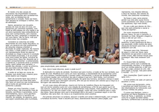 52 53RASTROS DE LUZ | O DIVINO MINISTÉRIO
Aí reside uma das causas de
insucessos nas empreitadas humanas:
buscar-se realizações sem acreditarmos
nelas, sem as desejarmos de
pensamento e coração. Fazer por fazer,
nem sempre se consegue o melhor, nem
dá satisfação.
Agora, pensemos nos recuados
tempos de mais de dois mil anos, em
peregrinar por caminhos agrestes, com
todas as dificuldades de uma região e de
um povo ignorante (aqui entendendo-se
povo sem conhecimento, sem maiores
noções de vida), pregando a chegada de
um novo Reino, não na Terra, mas que
deveria estar nos corações.
Considere os costumes de então
decorrentes de uma nação teocrática, ou
seja, um governo em que justificativas
de natureza religiosa orientam a
formação do poder instituído. Na maioria
dos casos, o chefe político é visto como
um representante direto de alguma
divindade ou chega a assumir a condição
de divindade encarnada, e ali se propor
uma nova ordem de ideias, inclusive de
um Deus Amor, Deus Pai, devendo ser a
ordem comportamental: a solidariedade,
a tolerância, a somente atirar a primeira
pedra, quem esteja sem pecados; o
perdão das ofensas, o amor ao próximo,
em que todos somos irmãos, sem
distinção de credo, de raça e de cor.
E então ali se falar em nome do
Messias, que ainda hoje o mesmo povo
ainda espera sua chegada.
Falar de somente fazer aos outros o
que gostaríamos que fosse feito para
nós, para um povo em que linchamentos
até a morte era permitido por lei,
conforme o pecado.
Pregar um novo Caminho, o qual
conduz a Deus, não precisando mais de
templos, sacrifícios e sacerdotes, como
intermediários. Que o único sacrifício
que agrada a Deus é o sacrifício do
orgulho, da vaidade, do egoísmo, para
que sejam substituídos pela humildade,
pela simplicidade, pela caridade.
Sim, duro é esse discurso, quem o pode ouvir?
A desilusão é a visita da verdade. Acontece que para muitos, a ilusão se fez sua verdade, sua
razão de viver. Modificar-se é como um novo recomeço, a necessidade de se apresentar como
um novo homem, transformando o homem velho. Inicialmente, a recusa da Verdade ofertada
é a primeira reação, por confrontar dos pés à cabeça o que se é. Nem todos, num primeiro
momento, têm essa força e essa determinação. No geral dos homens, somente o tempo é capaz
de corroer valores que a ferrugem carcome, afim de que se renove com valores que a traça ou a
ferrugem não atacarão jamais.
Já com suas claras afirmativas, mesmo em forma de metáfora (figura de linguagem em
que um termo substitui outro em uma relação de semelhança, a fim de que aquilo que é de
uso comum, possa servir de base para entendimentos mais amplos, mais subjetivos. Um certo
simbolismo): eu não vim trazer a paz, mas a espada; vocês vão como cordeiros para o meio
dos lobos, Jesus deixava claro que a empreitada dEle e de quem o quisesse seguir e com Ele
trabalhar, não seria fácil. Os riscos e os impedimentos eram preditos.
Era preciso renunciar a si próprio, assumir a tarefa com ardor e determinação, com coragem
e fortaleza de ânimo. Fazer a escolha por Deus, abandonando Mamom (deus pagão, que
representa, nas citações bíblicas,
o deus da riqueza, dos valores do
mundo, dos costumes mundanos).
Se fosse o caso, seria preciso
perder sua vida pela causa Divina
(como aconteceu com Jesus e outros
dos apóstolos, logo mais tarde).
Eu sou o pão que desceu do Céu...
que veio para alimentar e saciar a
“fome do espírito”.
Em outro momento brilhante,
afirmou Jesus: Eu sou o Caminho, a
Verdade e a Vida. Ninguém chegará a
Deus a não ser por mim...
E, por esse discurso claro e
assertivo, e pelo significava de fato a
sua assunção, então muitos dos seus
discípulos tornaram para trás, e já não
andavam com ele.
Tornaram para trás. Deixaram
de seguir e viver por Jesus, para
retomarem ao que eram e como até
então viviam. Não tiveram forças para
prosseguir. Não mais andaram com
Ele.
E o Suave Rabi da Galileia,
cantando o amor com a melodia da
compreensão, elucidou: E se alguém
ouvir as minhas palavras, e não crer,
eu não o julgo; porque eu vim, não
para julgar o mundo, mas para salvar
o mundo. (João, 12 : 47)
Sem imposições. Quem quiser vir
após mim...
O livre-arbítrio de cada um para se
escolher o rumo.
Há rumos que escravizam, como
o escolhido por Adolf Eichmann, um
dos idealizadores do holocausto, que
dizimou milhões de judeus.
E rumos que libertam, como o
escolhido por Maria Madalena ou por
Paulo de Tarso, o apóstolo; ou ainda
como foi a opção de Helen Keller,
escritora, conferencista e ativista social
 