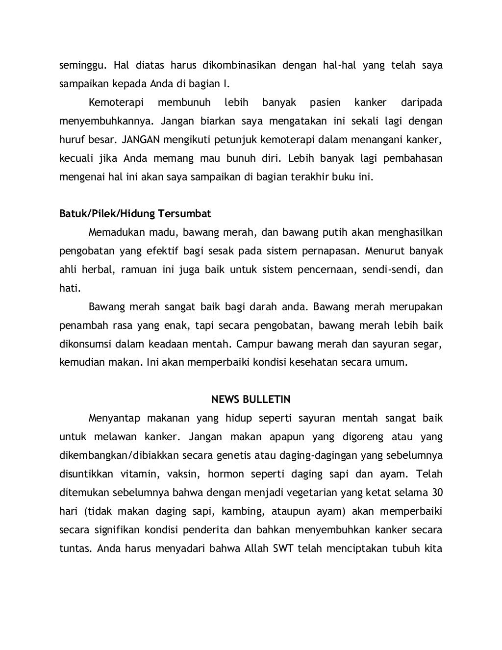 Rasulullah is my doctor