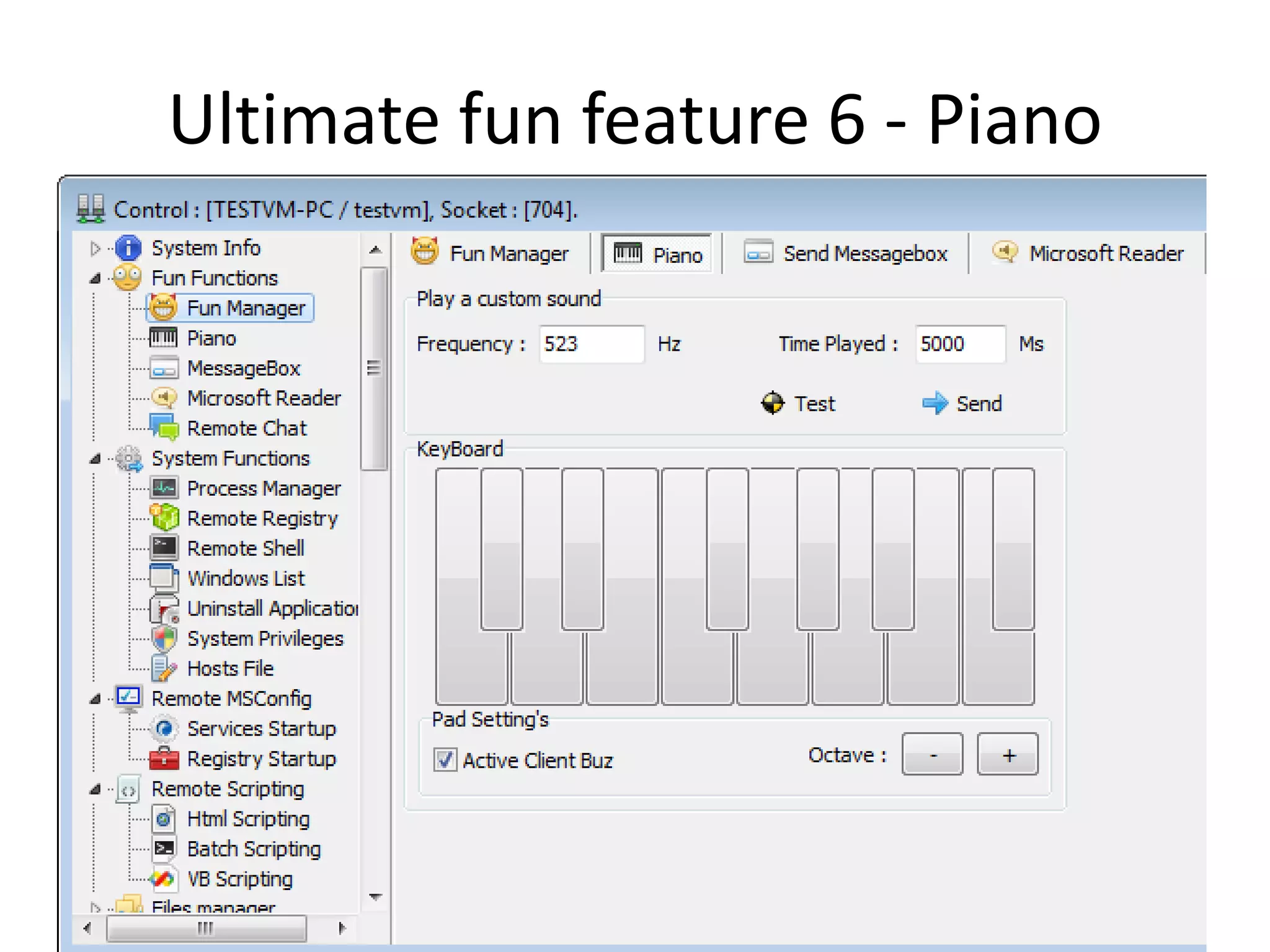 Ultimate fun feature 6 - Piano

 
