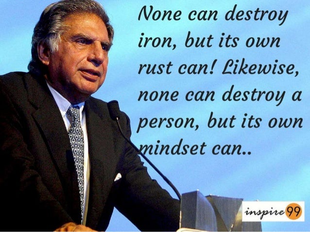 Ratan Tata : 5 Fiery Quotes on Life