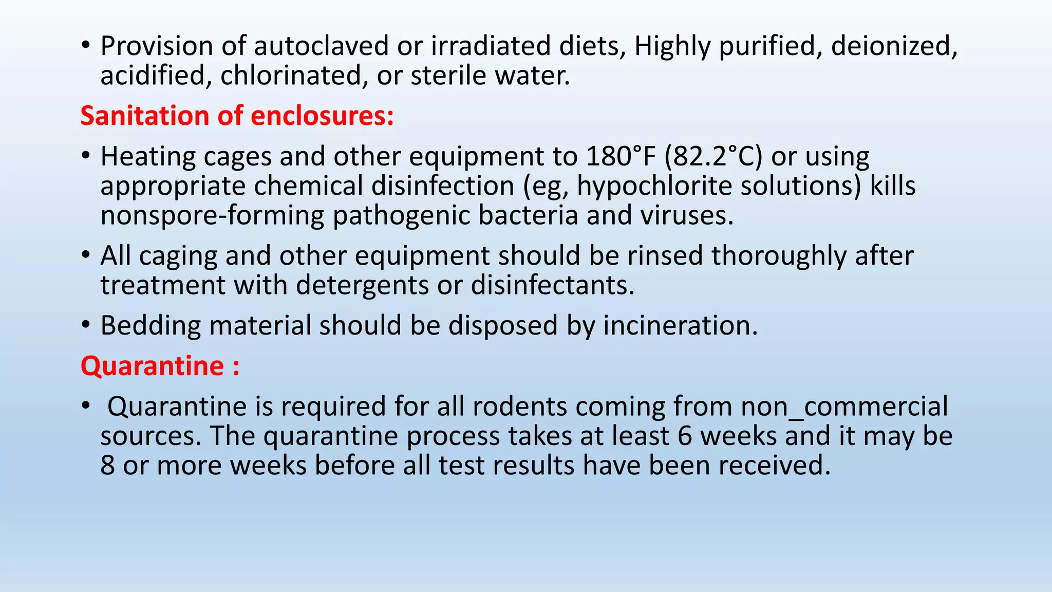 laboratory Rat diseases &control measures | PPTX
